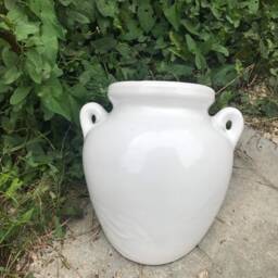 Tunisian Ceramic Hanging Urn Wall Pot 25x19cm Handmade Potteryplease Choose Color - thumbnail 3