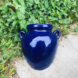 Tunisian Ceramic Hanging Urn Wall Pot 25x19cm Handmade Potteryplease Choose Color - thumbnail 2