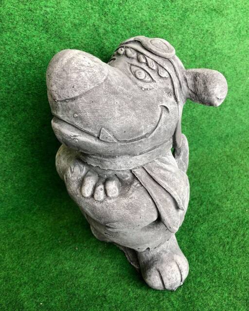 Large Muttley Concrete Garden Sculpture Lawn Ornament Frost Protected - image 1