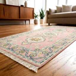 Hand Knotted Wool Runner Rug, Traditional Turkish Carpet, Soft Dusty Pink/Blush, Home Decor
