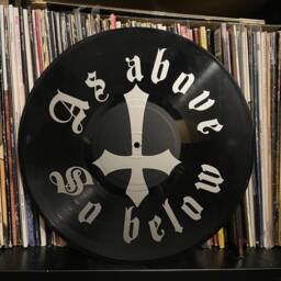 As Above So Below , Record Wall Art, Gothic, Music Lover, Gift, Vinyl, Tattoo Style, Retro Decor - thumbnail 2