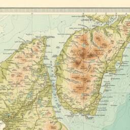 Isle Of Islay Map - Old Antique 1912 Bartholomew- Wall Print- Poster Art-Wall Art -Scottish Maps- Vintage Print - thumbnail 2
