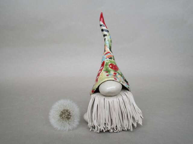 Large Colorful Gnome, One-Of-A-Kind Gift - image 1