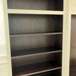 Tv/Entertainment Media Unit With Break Front, Oak Faced Mdf Internals & Back, Free Standing, Painted - thumbnail 4