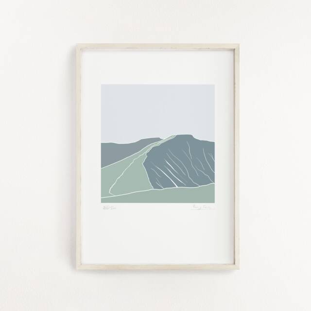 Pen Y Fan Print, Corn Du, Cymru, Wales Art, Celf, Bannau Brycheiniog, Brecon Beacons, Welsh Gifts