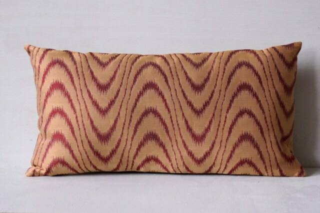 Silk & Suede Gold Pillow - image 1