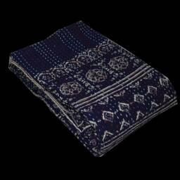Handblock Ajrak Quality Quilt Blanket Queen/King Size Kantha Indian Cotton Hand Stitched Bedspread Bohemian - thumbnail 3