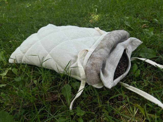 Unique Breathable Hemp Buckwheat Hulls Pillow Undyed Fabric Organic High Quality Bed Eco Friendly For Sleep - image 1