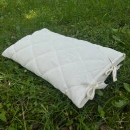 Unique Breathable Hemp Buckwheat Hulls Pillow Undyed Fabric Organic High Quality Bed Eco Friendly For Sleep - thumbnail 3