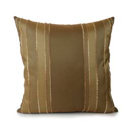 Brownish Olive Green & Tan Pillow, Decorative Throw Pillow Cover, Cushion Covers, Pillowcase, Accent Striped Polyester