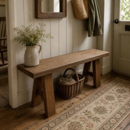 Handmade Wooden Bench - thumbnail 3