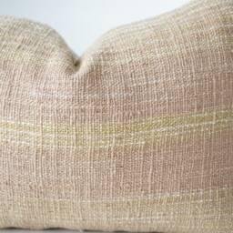 Brown Tribal Hemp Hand Woven Natural Dye Color Pillow Cover - thumbnail 2