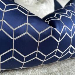 "Scatter Cushion Cover, Throw Pillow, Pillow Rectangle - Geometric Double Sided 12"" X 20" - thumbnail 2