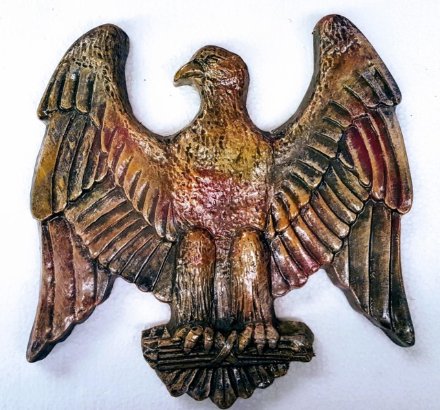 Winged American Eagle Wall Decor Antique Finish - image 1