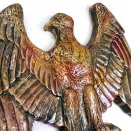 Winged American Eagle Wall Decor Antique Finish - thumbnail 2