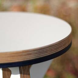 Spin - Movable & Durable Wood Stool Requiring No Tools, Screws, Or Skills To - DisAssemble, Made Of High Quality Hpl Birch Plywood - thumbnail 3