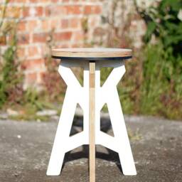 Spin - Movable & Durable Wood Stool Requiring No Tools, Screws, Or Skills To - DisAssemble, Made Of High Quality Hpl Birch Plywood - thumbnail 2