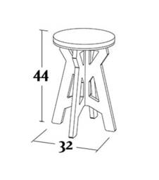 Spin - Movable & Durable Wood Stool Requiring No Tools, Screws, Or Skills To - DisAssemble, Made Of High Quality Hpl Birch Plywood - thumbnail 4