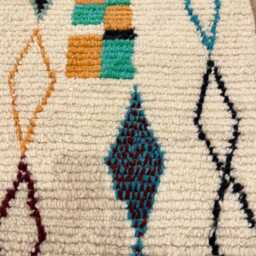 Moroccan Rug Hand Knotted , Rugs For Living Room Custom Handmade Area Wool Beni Ourain Berber 10x14 - thumbnail 4