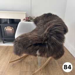 100% British Undyed Rare Breed Sheepskin Rug - 84 - thumbnail 4