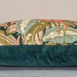 Linwood Omega Prints Les Fauves Olive & Velvet Cushion Cover 35x55 cm - thumbnail 2