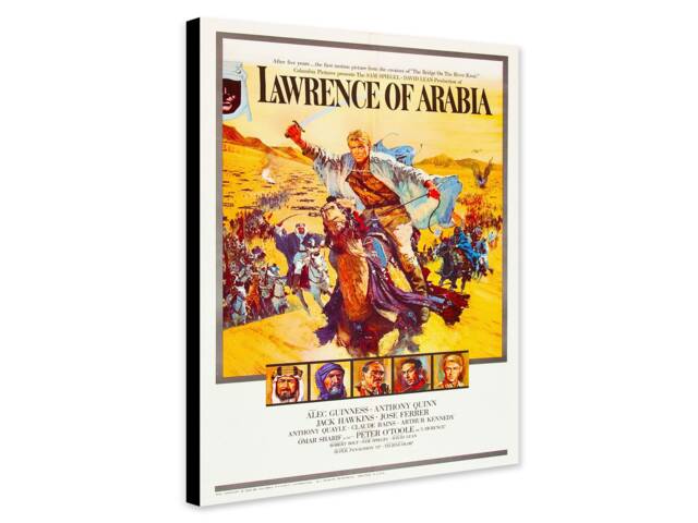 Lawrence Of Arabia - Movie Wall Art Wrapped Framed Canvas Rolled Photo/Poster Print - image 1