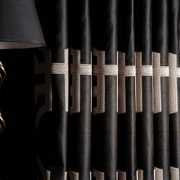 Black Beige Gold Gray Cream Blue Yellow Curtains, Luxury Curtains Panel For Livingroom&bedroom, Striped Geometric Patterned Custom Size Drape - thumbnail 4