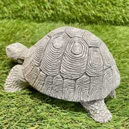 Concrete Tortoise Ornament Outdoor Animal Cute Garden Sculpture Frost Protected - thumbnail 2