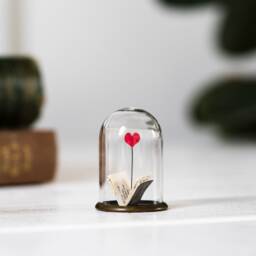 Book Miniature Paper Art, Mini Book Ornament - thumbnail 1