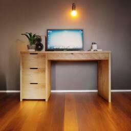 Desk Unit Made From Reclaimed Wood - Draw Desk - thumbnail 2