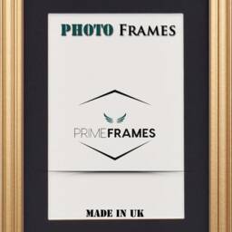 Handmade Wooden Photo Frame With Black Mount Antique Style Wall Art - thumbnail 3
