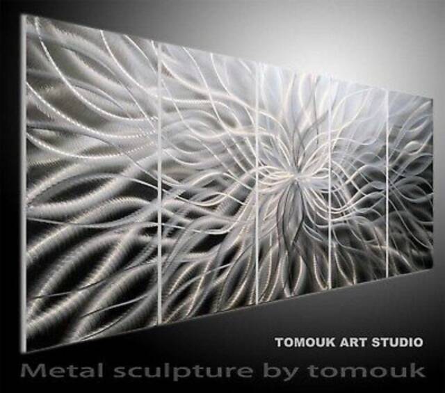 Abstract Aluminum Wall Sculpture, Modern Metal Art - image 1