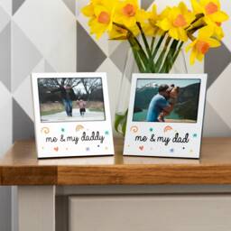Me & My Dad/Mum Photo Frame Aluminium Family Picture Gift - 006 - thumbnail 2