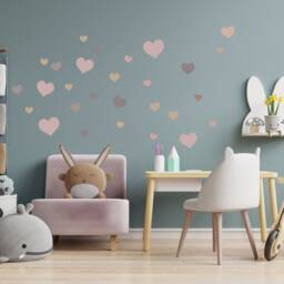 5 Piece Heart Stencil Set, Reusable Stencils For Wall Art, Home D??cor, Painting, Art & Craft - thumbnail 2