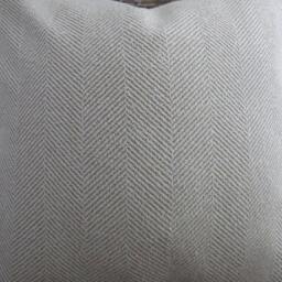 Designer Pillow Cover Lumbar - Herringbone Ivory - thumbnail 3
