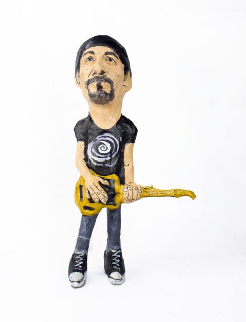 The Edge U2 Paper Mache Figure - image 1