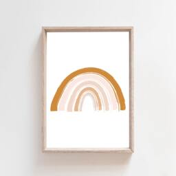 Set Of 3 Girls Bedroom Prints, Sister Decor, Print, Pastel Colours, Wall Art, Rainbow Prints - thumbnail 3