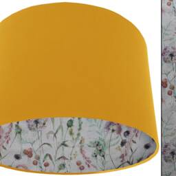 Country Botanical Lampshade, Classic Home D??cor, Table Lamp Shade, Ceiling Light Floral Green Lampshade Handmade - thumbnail 2