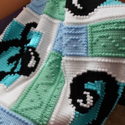 Music Pattern For Crocheted Blanket - thumbnail 2