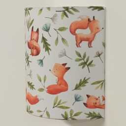 Fox-Patterned Wall Light - Ideal Christmas/Birthday Gift Idea, Baby/Child's Room Decor - thumbnail 4