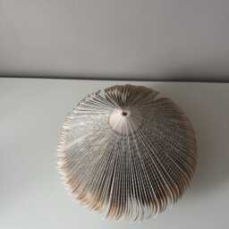 Paper Flower Vase - Book Sculpture Art Object Artwork Unique - thumbnail 4