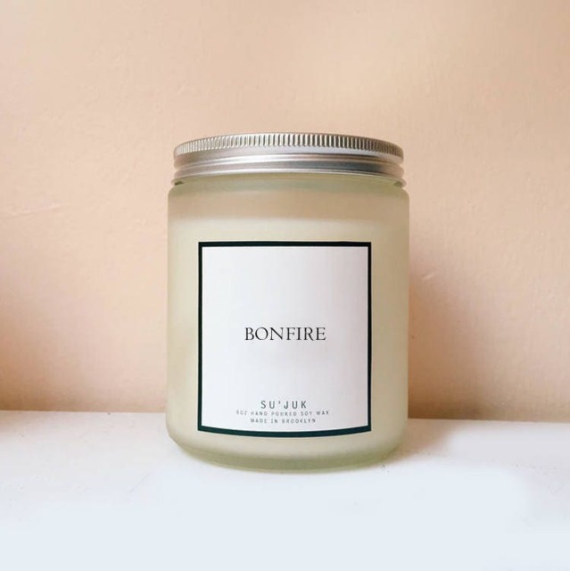 Bonfire Soy Wax Candle New Holiday Scent