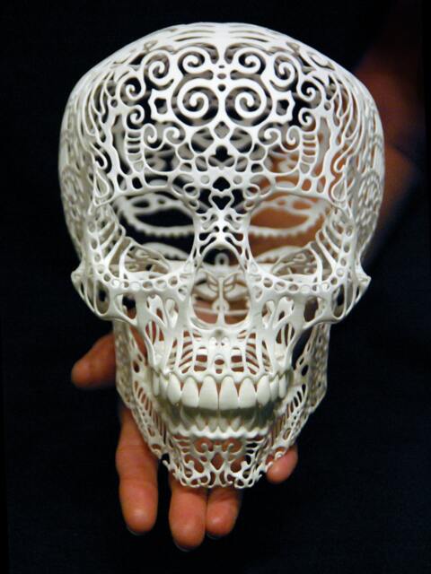 Skull Sculpture Crania Anatomica Filigre - Large - image 1