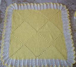 Crochet Baby Blanket For Carrier Or Crib Afghan Perfect Shower Newborn Take Me Home Gift - thumbnail 1