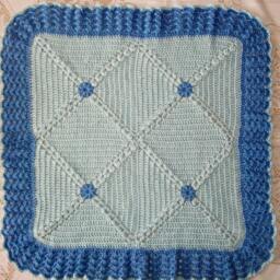 Crochet Baby Blanket For Carrier Or Crib Afghan Perfect Shower Newborn Take Me Home Gift - thumbnail 3