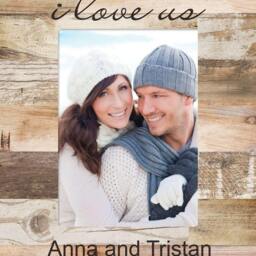 Personalized Wedding Photo Frame - Engraved Wood Picture Engagement Designed Frame Love Anniversary Pallet - thumbnail 3