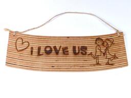 Recycled Skateboards, Cool Gifts, Wall Signs, Wood Signs Sayings, I Love You Sign, Unique Home Decor, Art, Sign Quote - thumbnail 1