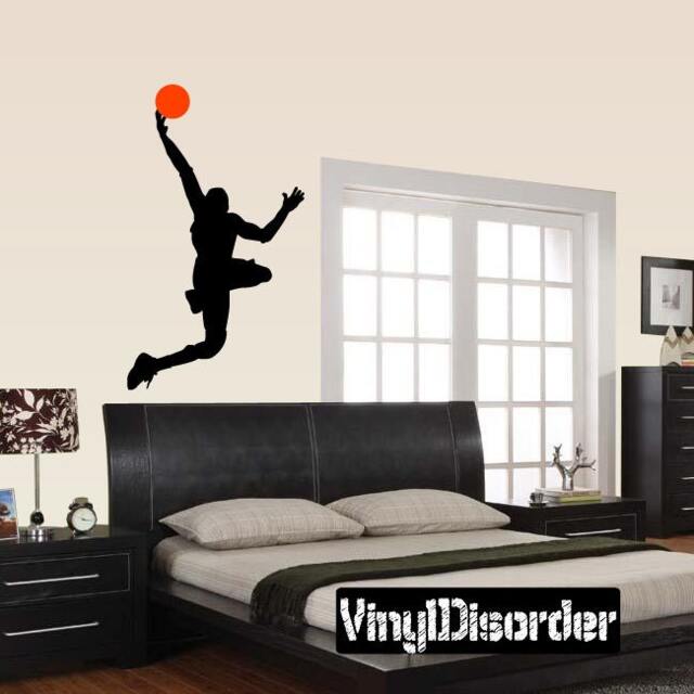 Basketball Vinyl Wall Decal Or Car Sticker - Basketball2Colorba002Et - image 1