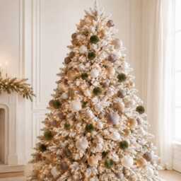 12 Green & Beige Velvet Christmas Balls Holiday Tree Ornaments - thumbnail 2