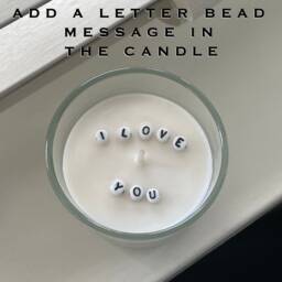 Personalised Candle - Any Text Added - Christmas Gift, Birthday, For Friend, Her - thumbnail 2